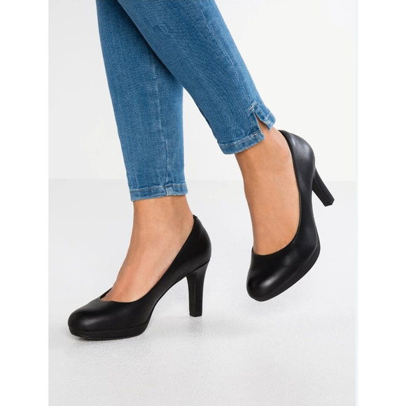 Clarks Adriel Viola Black Pumps Women's size 7.5, 9.5W, 10M - Picture 2 of 13
